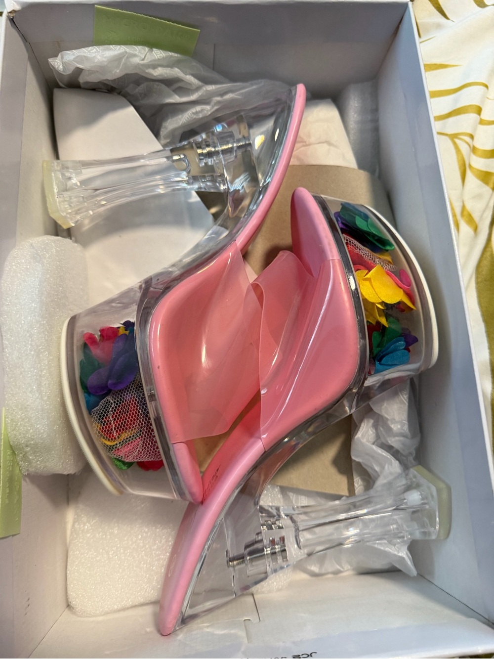 Pink Clear Platform Heel - Women - Picture 4 of 4